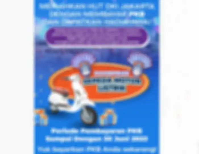 Bayar pajak motor periode 30 Juni 2023 berkesempatan memang hadiah motor listrik khusus warga DKI Jakarta.