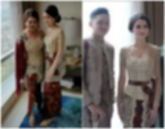 Penampilan Sarah Menzel di akad nikah Atta dan Aurel