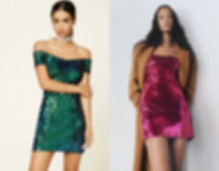 Model dress buat zodiak Gemini, yaitu  sequin mini dress.