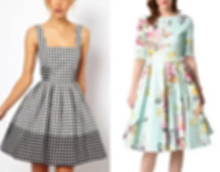 Model dress buat zodiak Taurus, yaitu  flare dress.