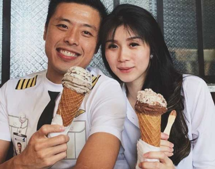 Foto Vincent Aditya dan Novita Condro