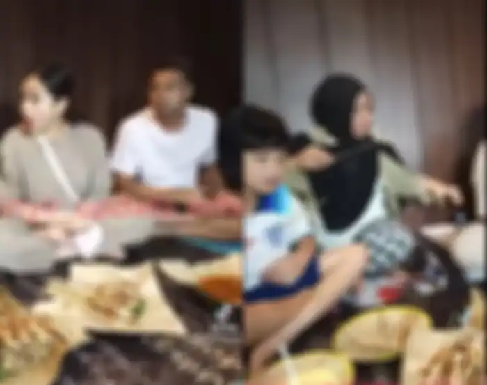 Rafathar tak tahu lontong saat diajak makan di pinggir jalan bersama Nagita Slavina