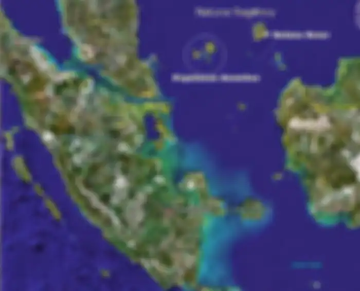 Lokasi pulau Natuna.