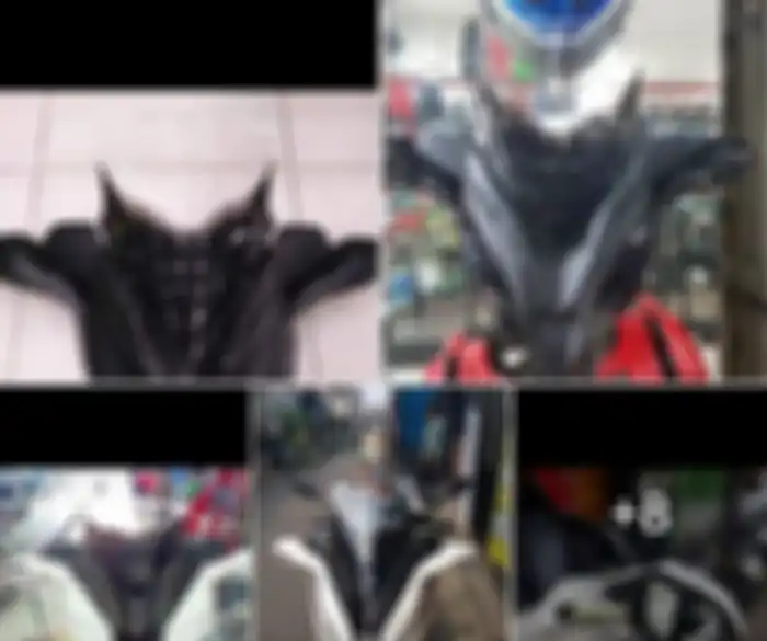 Honda PCX 150 gagah pakai tameng windshield dan spion LED.