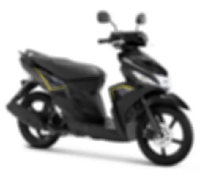 Salah satu warna baru Yamaha Mio M3, yaitu Metallic Black.