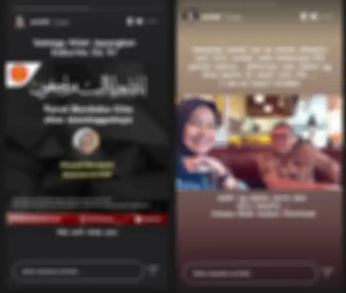 Unggahan Alya ROhali di Instagram Story