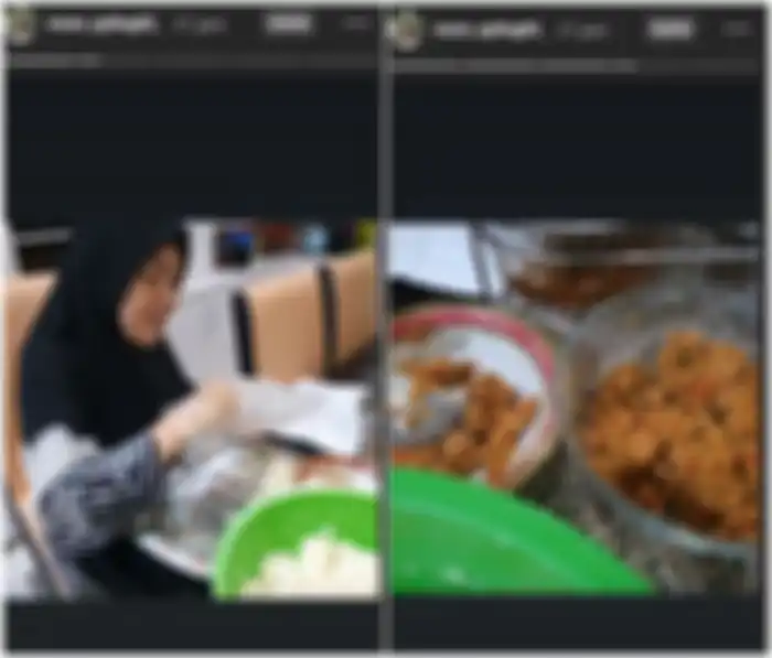 Momen saat ibunda Ayu Ting Ting buatakan bekal combro untuk sang anak di pesawat.