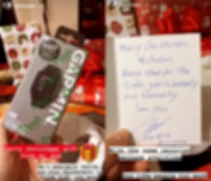 Nicholas Sean membuka hadiah Natal 2020 dari sang ayah, Ahok