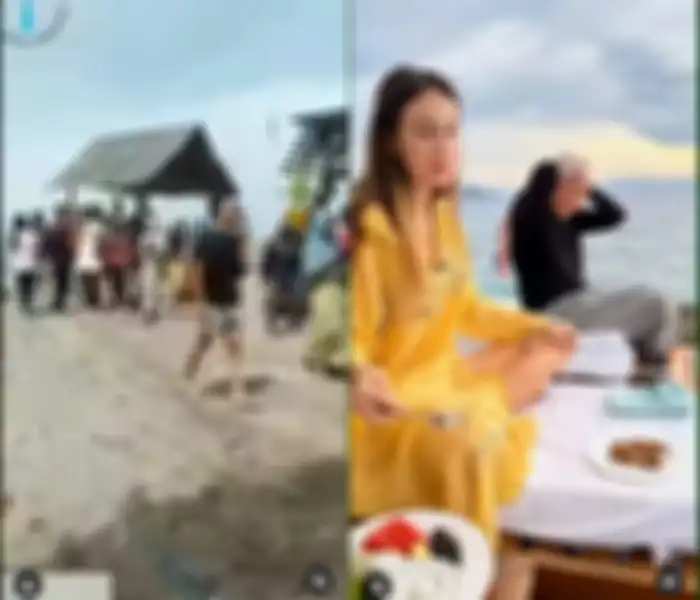 Luna Maya dan Hajimu di Bali