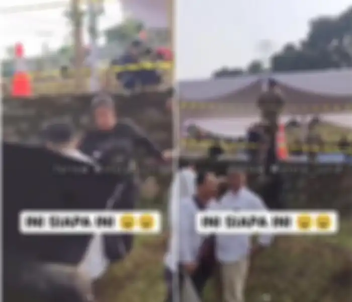 Mbak Rara di pemakaman Eril