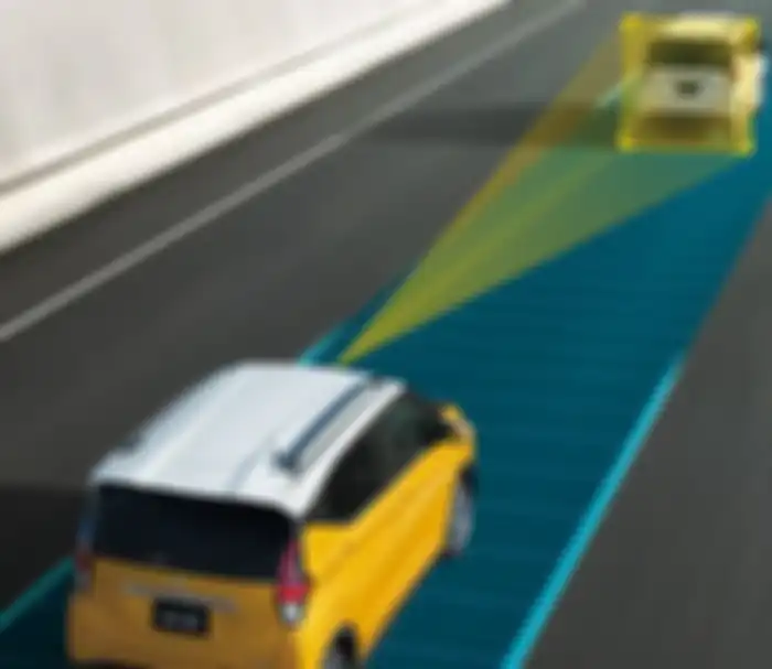Mistubishi eK X dilengkapi beragam fitur keren seperti Mi-Pilot single lane driver assistance untuk pengendaraan semi autonomous di jalan tol.