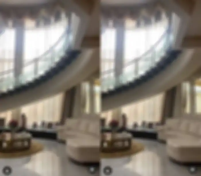 Sudut rumah artis Tina Toon tampak mewah bak istana kerajaan