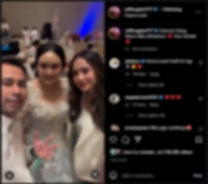 Raffi dan Gigi datang ke pesta ultah Atiek Nur Wahyuni 