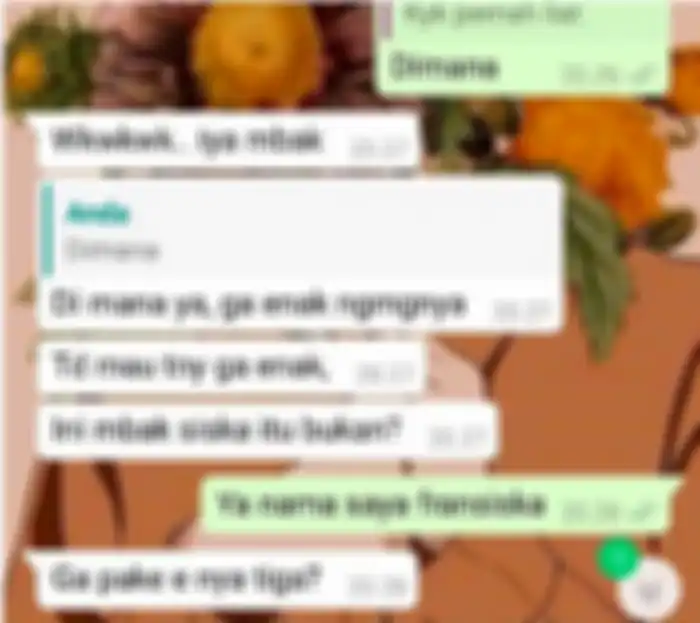 percakapan tukang ojek dengan Siskaeee