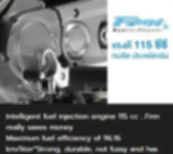 Mesin Yamaha Finn menggunakan teknologi Flex-Fuel. Diklaim super irit.