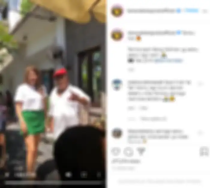 Hotman Paris saat menemui Tamara Bleszynski di Bali