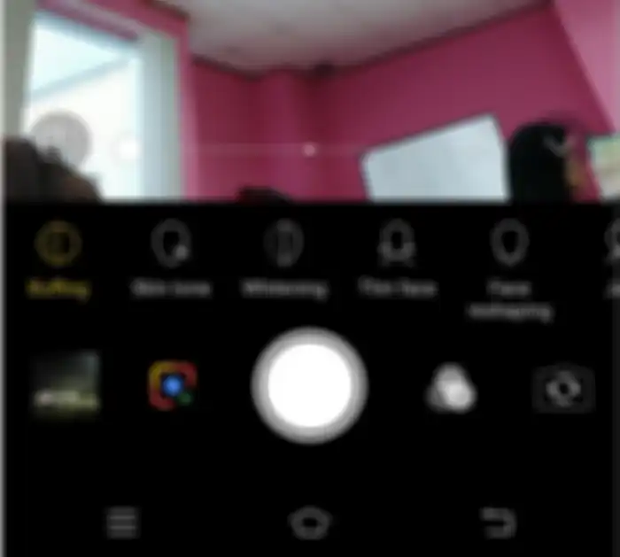 Vivo V11 Pro - menu kamera selfie