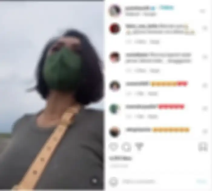 Penampilan Yuni Shara saat mengunjungi Malang 
