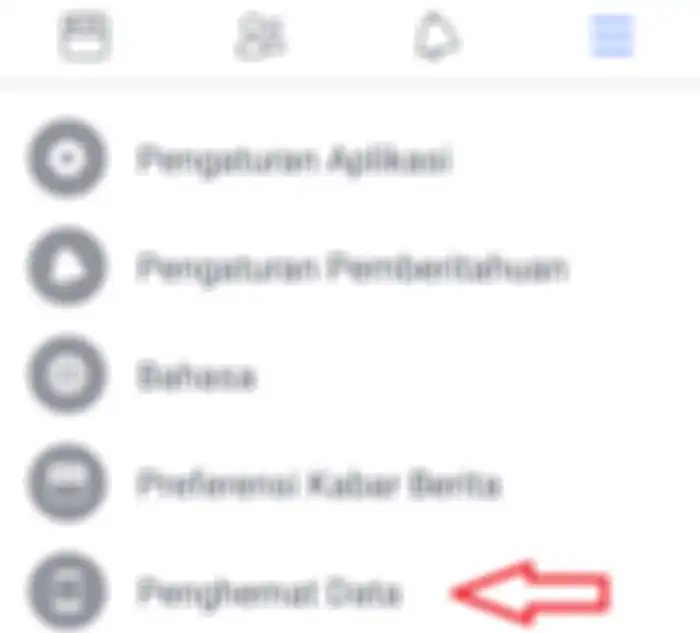 Pilih opsi Penghemat Data