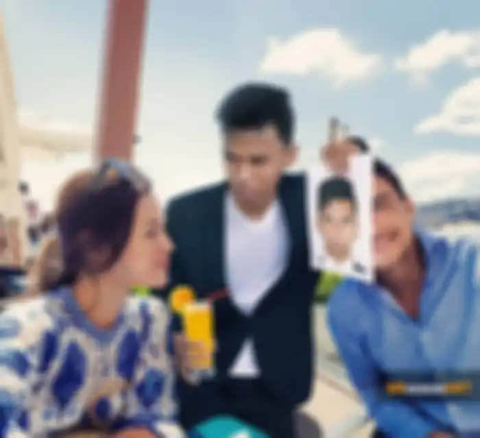 bareng Raisa dan Hamish Daud