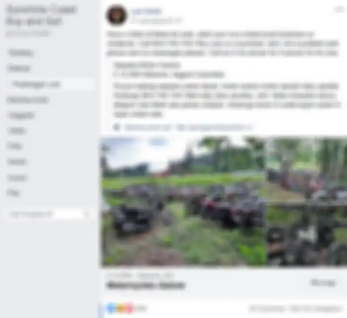 Postingan akun FB Sunshine Coast Buy and Shell