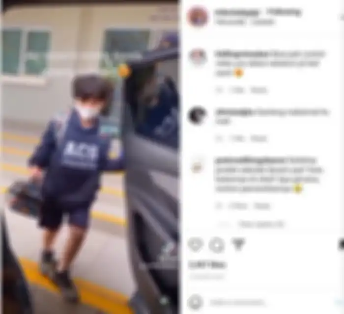 Rafathar pulang sekolah 