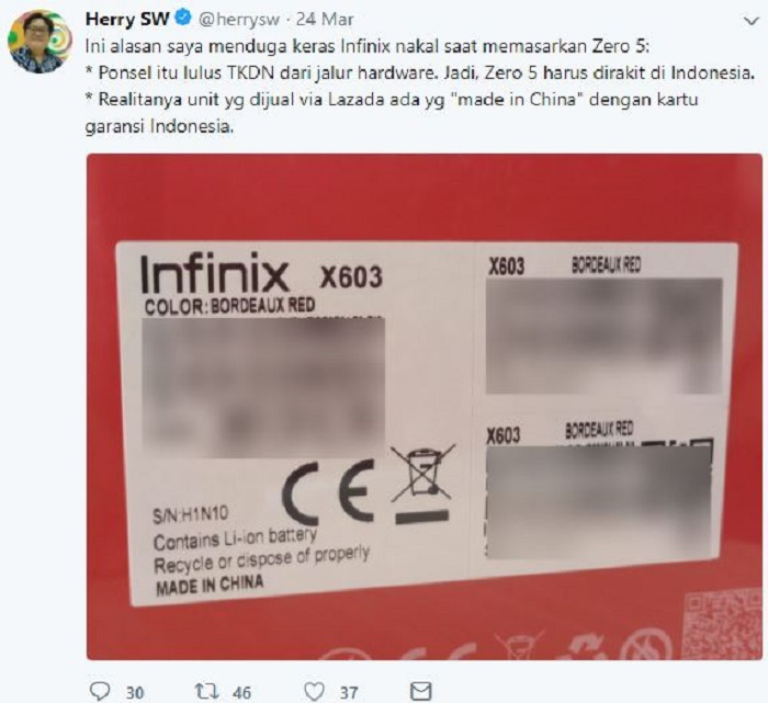 Infinix Zero 5