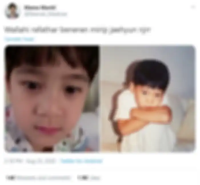 Kemiripan Rafathar dan Jaehyun
