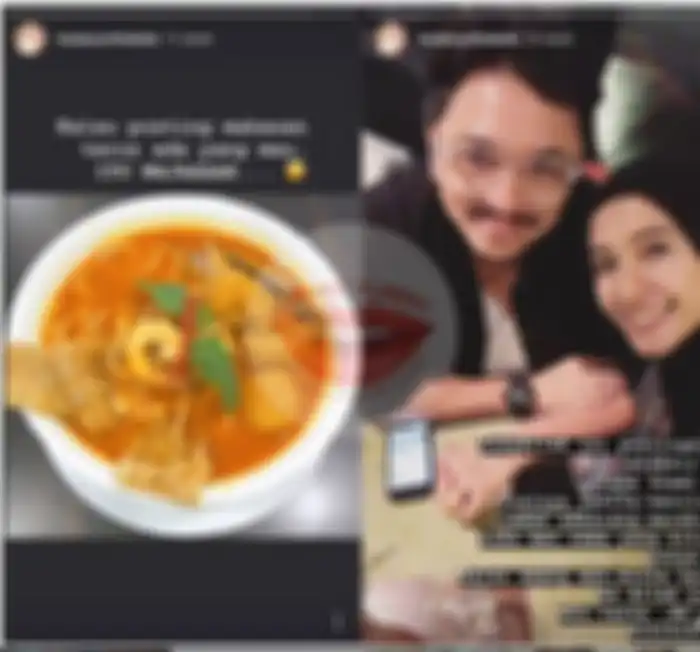Postingan Laudya Cynthia Bella yang telah dihapus