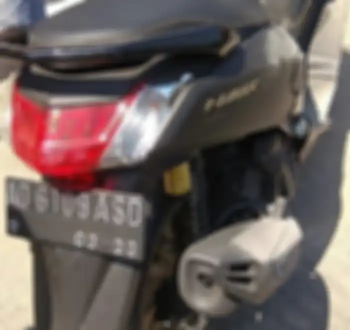Motor Yamaha NMAX yang dikendarai korban Muhammad Hafidz.