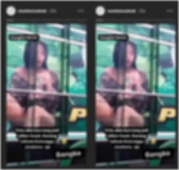 Foto Chef Renatta yang terpampang di dalam bak truk