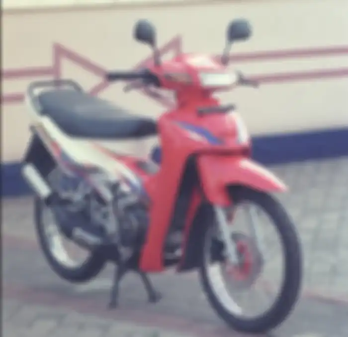 Bebek Satria menawarkan mesin 120 cc dengan posisi tegak.