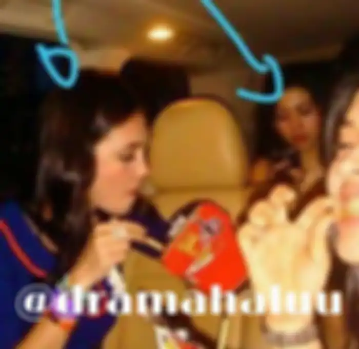 Foto jadul Syahrini dan Luna Maya