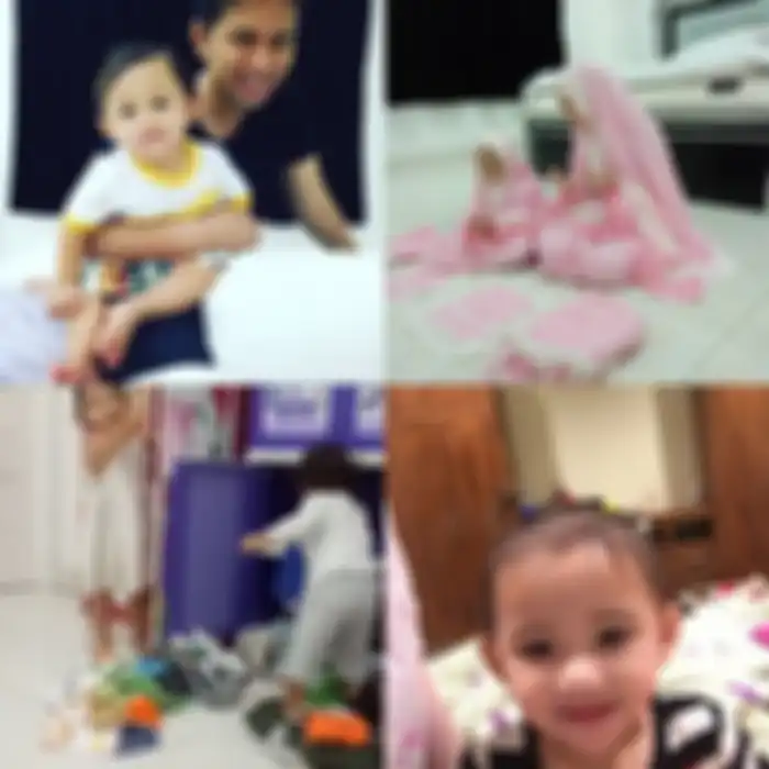 Kamar tidur di rumah Arumi Bachsin