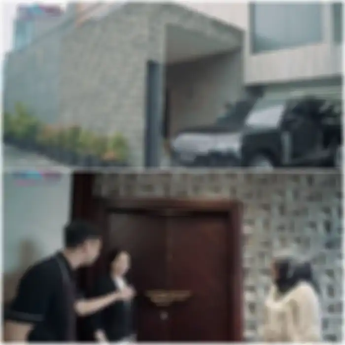 Tampilan depan rumah Sahroni