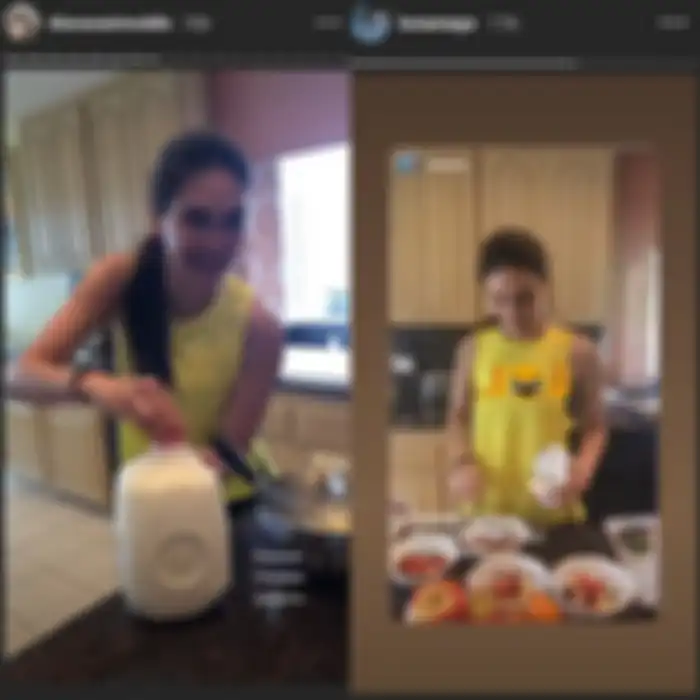 Luna Maya masak bareng Diana Nasimuddin di Amerika Serikat