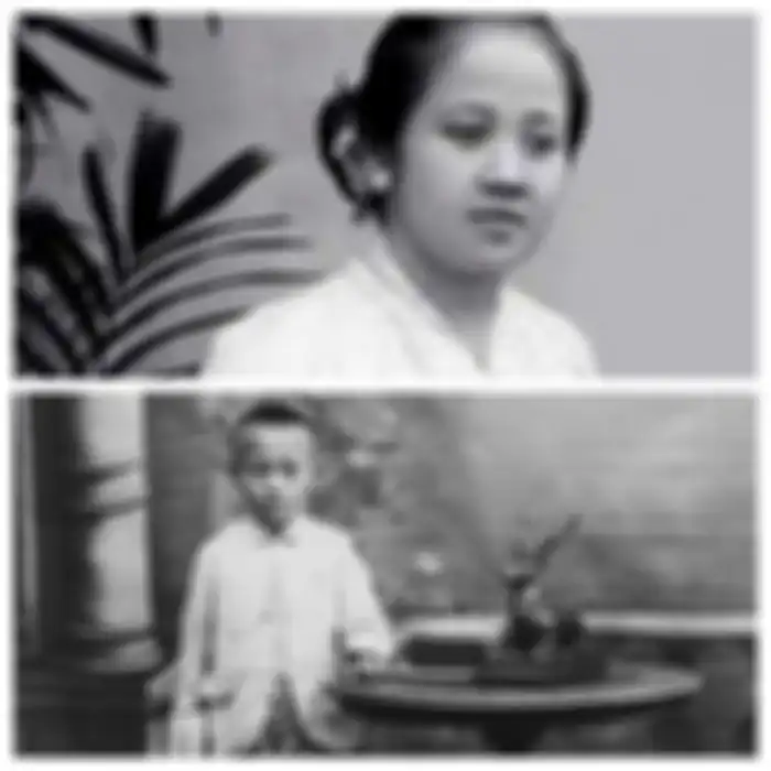 Kolase R.A. Kartini dan Soesalit Djojoadhiningrat