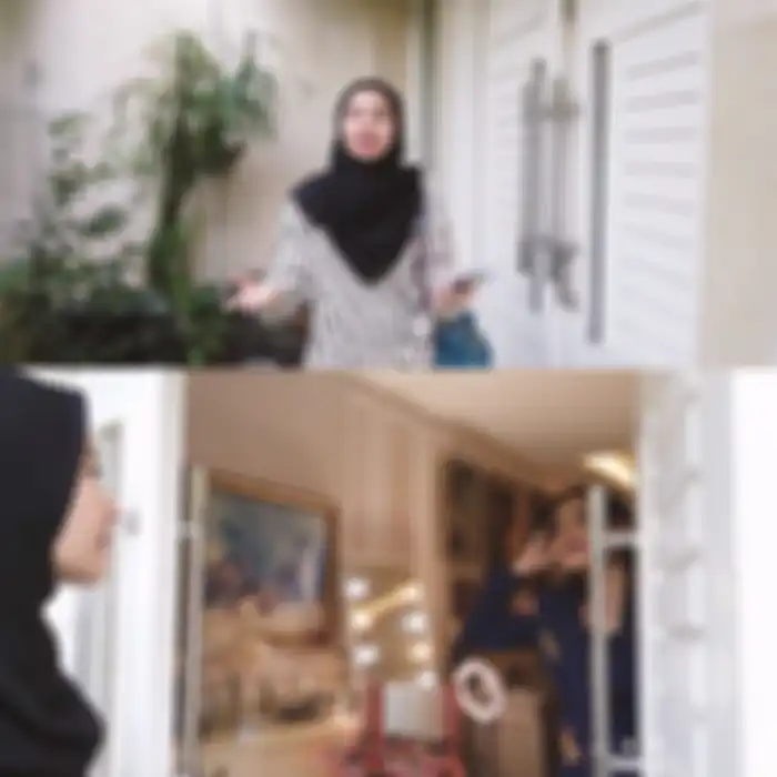 Pintu rumah milik Titi Kamal