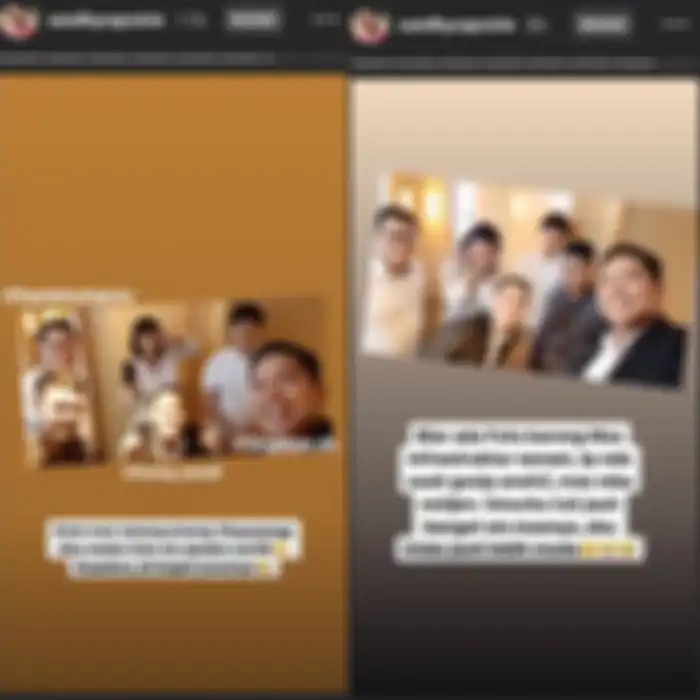 Unggahan Insta Story Sandhyca Putrie