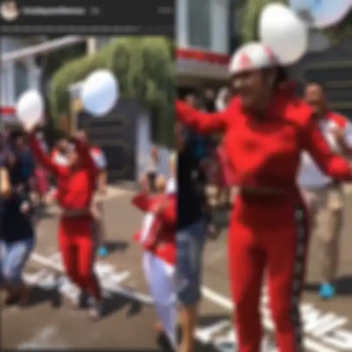 Krisdayanti tampil seksi dengan pakaian jogging