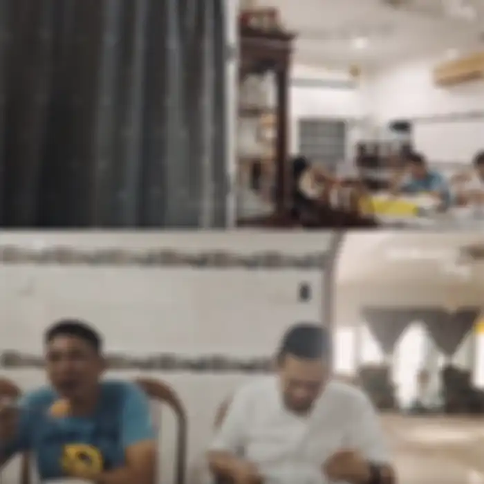 Ruang makan rumah Siti Nurhaliza di kampung
