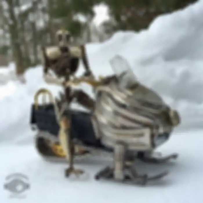 Patung bergaya steampunk garapan Dan Tanenbaum.
