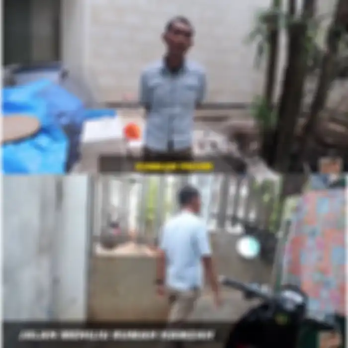 Baim Wong saat jadikan Hamzah sebagai korban prank dan datangi rumah kontrakannya.
