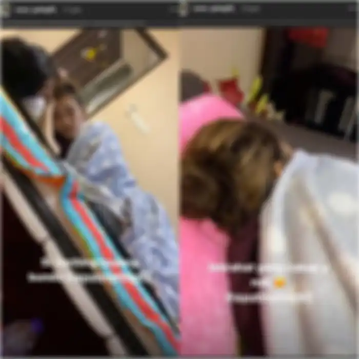 Ayu Ting Ting terbaring tak berdaya