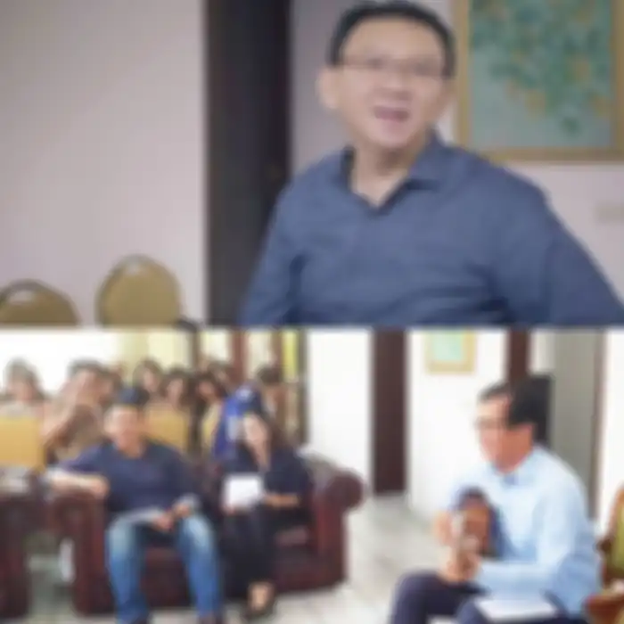 Ruang tamu rumah Ahok