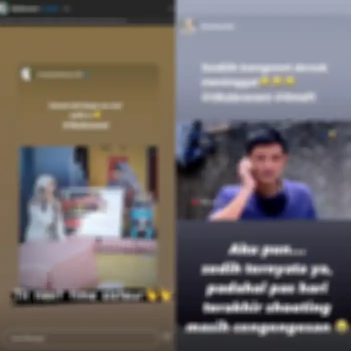 Unggahan IG Story Tika Bravani