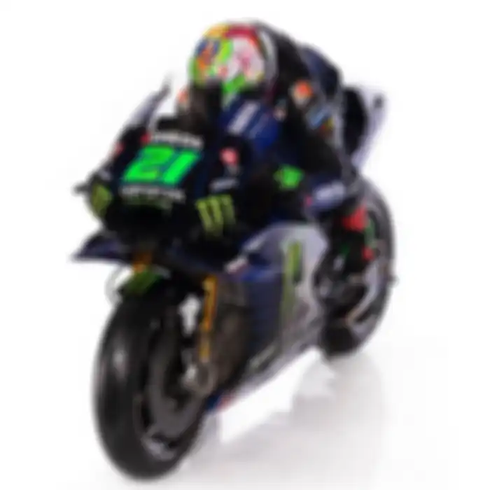 Franco Morbidelli saat naik Yamaha M1 untuk MotoGP 2022.