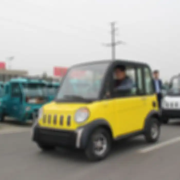 Mobil listrik mini Z11 asal China. 