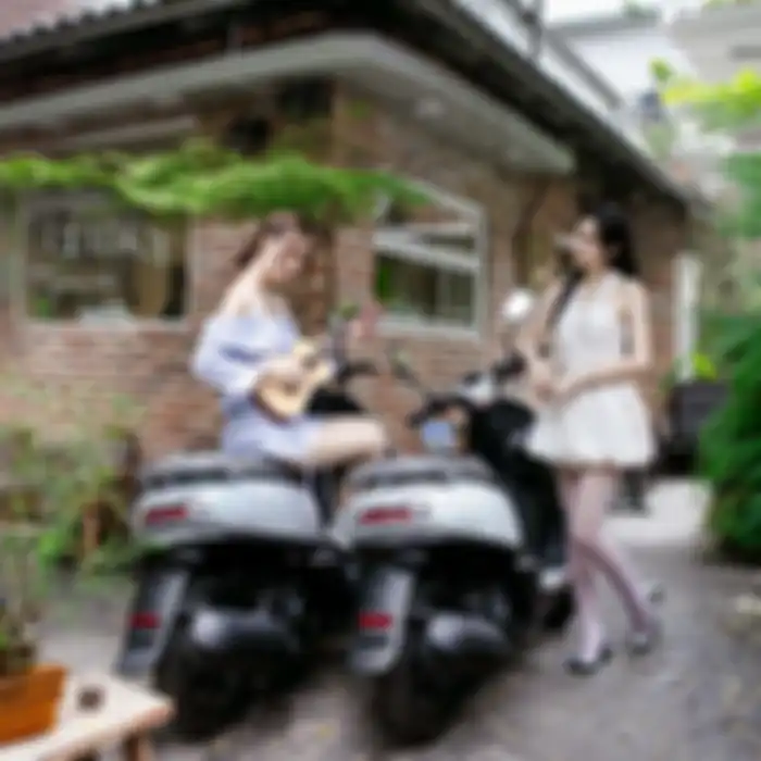 Tampak belakang motor baru SYM Priti 125.