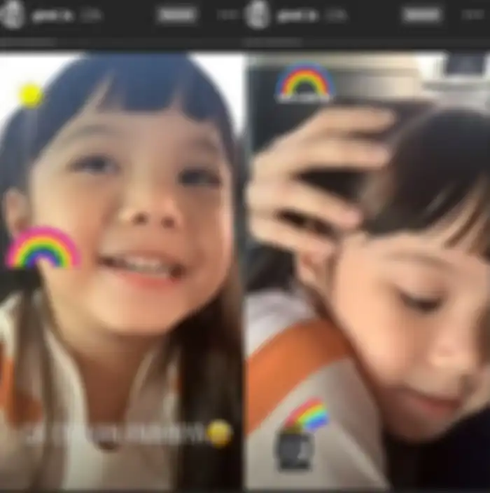 Ekspresi Gempi saat memuji kecantikan Sophia Latjuba di depan Gisella Anastasia.